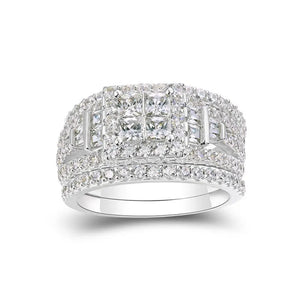Cubic Zirconia Women's Wedding Ring - Silver Jewelry