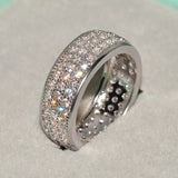 Promise Rings Women Bling Bling Finger Accessory for Party Daily Wear Rings