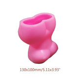 Human Body Flowerpot Silicone Mold Pen Holder Mold Resin Epoxy Craft