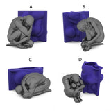 Human Body Silicone Mold for DIY Craft