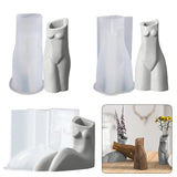 Human Body Vase Set Silicone Mould DIY Crystal Epoxy Resin Mold