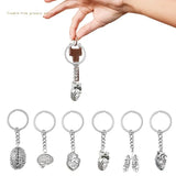 Human Brain Keychain 3D Organs Pendant for KEY Holder Psychologist