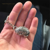 Human Brain Keychain 3D Organs Pendant for KEY Holder Psychologist