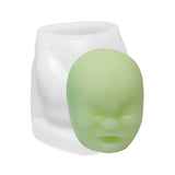 Silicone Mold for Human Head Candle Epoxy Resin DIY Ornaments