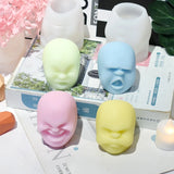 Silicone Mold for Human Head Candle Epoxy Resin DIY Ornaments