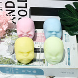 Silicone Mold for Human Head Candle Epoxy Resin DIY Ornaments