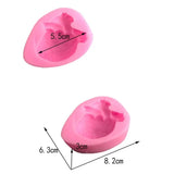 Heart Shape Soap Fondant Mold Silicone Mold for Resin Soap Wax Mold