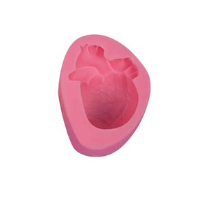Heart Shape Soap Fondant Mold Silicone Mold for Resin Soap Wax Mold