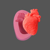 Heart Shape Soap Fondant Mold Silicone Mold for Resin Soap Wax Mold