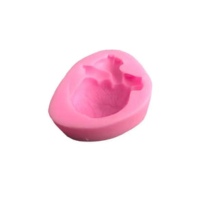 Heart Shape Soap Fondant Mold Silicone Mold for Resin Soap Wax Mold