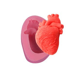 Heart Shape Soap Fondant Mold Silicone Mold for Resin Soap Wax Mold