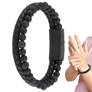 Maxhematie Beaded Bracelets Leather Wrist Jewelry