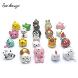100 Cartoon Copper Bell Charms for DIY Crafts