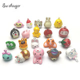 100 Cartoon Copper Bell Charms for DIY Crafts