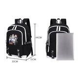 Hunter X Hunter School Backpack Season Oxford Cloth USB Charging Laptop Bag