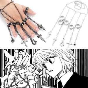 Hunter x Hunter Kurapika Rings Cosplay Costume Prop Metal Ring Accessories
