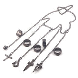 Hunter x Hunter Kurapika Rings Cosplay Costume Prop Metal Ring Accessories