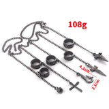 Hunter x Hunter Kurapika Rings Cosplay Costume Prop Metal Ring Accessories