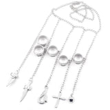 Hunter x Hunter Kurapika Rings Cosplay Costume Prop Metal Ring Accessories