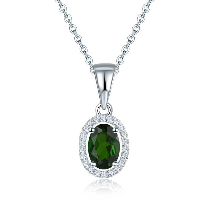 0.95 Carats Citrine Pendant in 925 Sterling Silver - Romantic Style