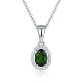 0.95 Carats Citrine Pendant in 925 Sterling Silver - Romantic Style