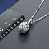 Engraved Wedding Pendant Necklace 100% Sterling Silver
