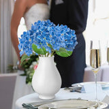 Hydrangea Artificial Flowers Silk Hydrangea Vase for Home Decoration