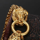 Charming Golden Link Chain Men's Bracelet 8.66in 12mm