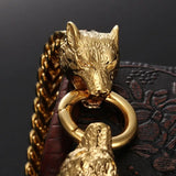 Charming Golden Link Chain Men's Bracelet 8.66in 12mm