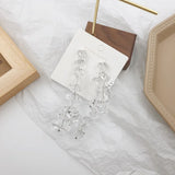 Transparent Ice Cube Dangle Earrings for Women