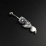 Hypoallergenic 925 Silver Rabbit Navel Piercing Belly Button Rings
