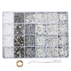 Hypoallergenic Earring Making Kit - Earring Posts, Jump Rings, Eye Pins