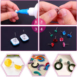 Hypoallergenic Earring Making Kit 1650pcs Stainless Steel Posts & Backs