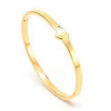 Hypoallergenic Stainless Steel Heart Bracelet Set