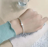 Hypoallergenic Frosted Bead Bracelet for Women