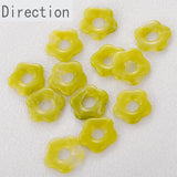 Hyuna Style Candy Resin Flower Earring Jewelry Accessory