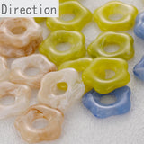 Hyuna Style Candy Resin Flower Earring Jewelry Accessory