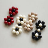 Hyuna Flower Hairpin Resin Earrings Accessories Set