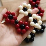 Hyuna Flower Hairpin Resin Earrings Accessories Set