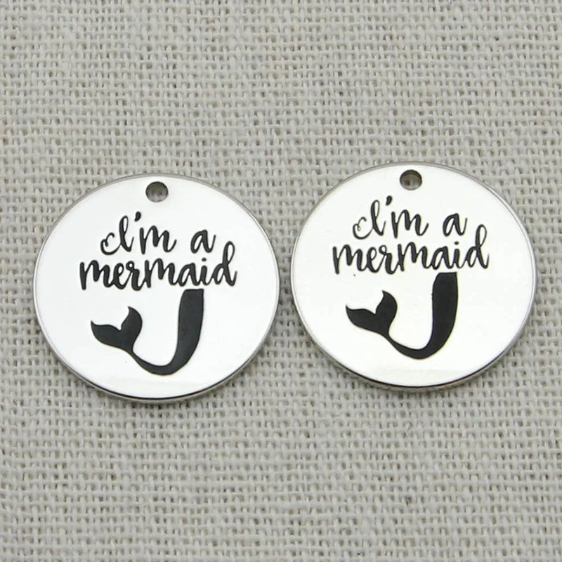 MERMAID Necklace,Lover Gift Jewelry,Boho Jewelry,22mm,5Pcs/Lot