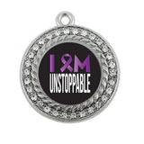 Unstoppable Circle Charm Silver Plated Jewelry