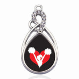 Cheering Circle Charm for DIY Jewelry Making