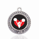 Cheering Circle Charm for DIY Jewelry Making