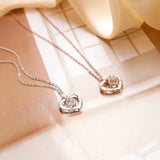 I Love You In 100 Languages Romantic Pendant Necklace Gift Memory Valentine