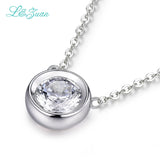 I&Zuan 925 Silver 1.4ct Diamond Pendant Necklace For Women