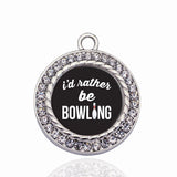 Bowling Circle Charm for DIY Jewelry Making