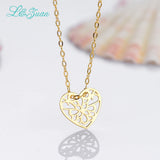 Heart Shaped 925 Sterling Silver Necklace for Women