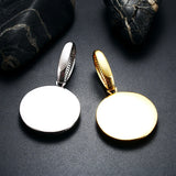 Smiling Face Necklace Pendant Micro Pave Cubic Zircon Hip Hop Jewelry