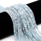 15in Apatite Spinel Fluorite Aquamarine Lapis Lazuli Morganite Cube Beads