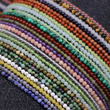 2mm Natural Crystal Jade Agate Bead Hairpin Material Diy Necklace Accessories
